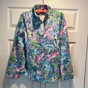 Lilly Pulitzer Women's Lilly Loves Cinderella full-zip Jacket L